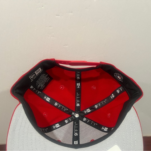 New Era, 9Fifty Snapback, Washington Nationals, Red & White - Picture 6 of 8